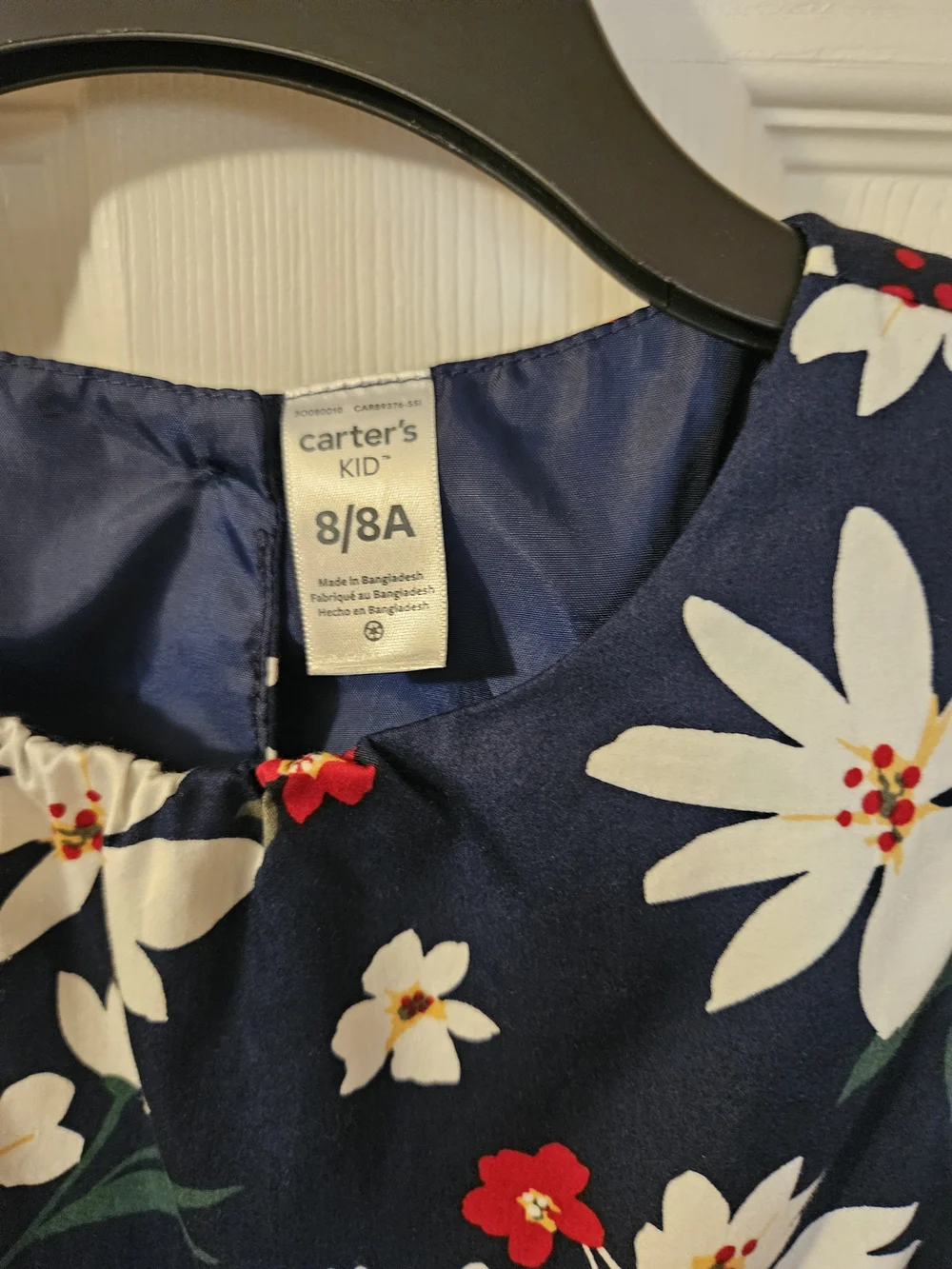Carter's Navy Floral Dress